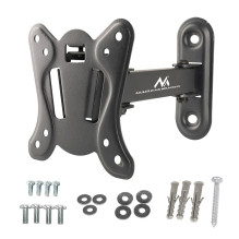 Maclean MC-416 TV Monitor Wall Mount 13&quot;-32&quot; 30kg Tilt Rotate max. VESA 100x100 Black Powder Coating LED OLED 