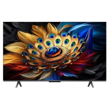 TV Set, TCL, 65&quot;, 4K / Smart, QLED, 3840x2160, Wireless LAN, Bluetooth, Google TV, Black, 65C655