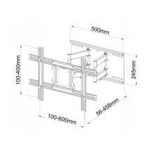 TV bracket 40 &quot;-80&quot; 60 kg ART AR-87