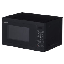 Sharp YC-MS02E-B mikrobangų krosnelė Stalviršis Solo mikrobangų krosnelė 20 L 800 W Juoda