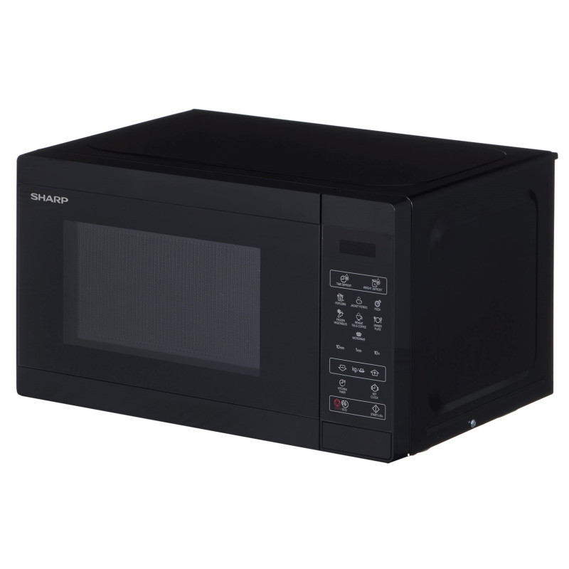 Sharp YC-MS02E-B microwave Countertop Solo microwave 20 L 800 W Black