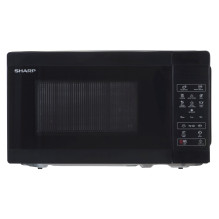 Sharp YC-MS02E-B mikrobangų krosnelė Stalviršis Solo mikrobangų krosnelė 20 L 800 W Juoda