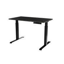 Desk with electric height adjustment MOON 121x67x72-120 black / san sebastian