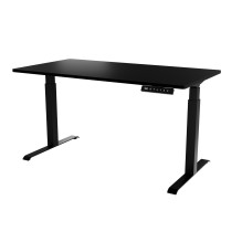 Desk with electric height adjustment MOON LONG 150x80x72-120 black