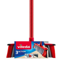 Broom Vileda 3 Action - 3in1 (red)