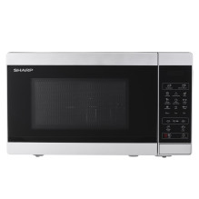 Sharp YC-MG02E-S mikrobangų krosnelė Stalviršis Kombinuota mikrobangų krosnelė 20 L 800 W Juoda, Plienas