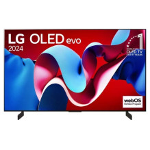 Televizorius, LG, 42&quot;, OLED / 4K / Smart, 3840x2160, belaidis LAN, Bluetooth, webOS, juodas, OLED42C41LA