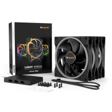 be quiet! Light Wings 140mm ARGB PWM Fan Black 3 Pack