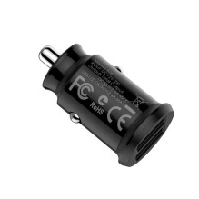 Car charger Borofone BZ8 MaxRide Dual Port black