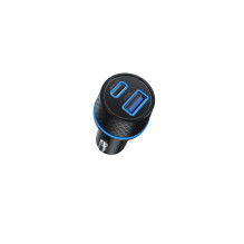 Car charger Devia Extreme PD30W + Quick Charge 3.0 black