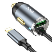 Automobilinis įkroviklis Hoco NZ7 PD20W+QC3.0 Lightning / USB-A