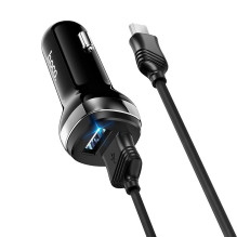 Car charger Hoco Z40 Superior Dual Port + MicroUSB black