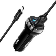 Car charger Hoco Z40 Superior Dual Port + Type-C black