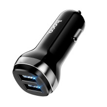 Car charger Hoco Z40 Superior Dual Port black