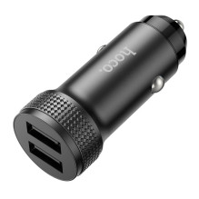 Car charger Hoco Z49 2xUSB-A black