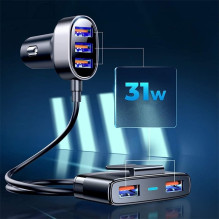 Car charger Joyroom JR-CL03 5xUSB 6.2A black