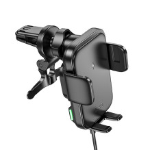 Car holder-charger Hoco HW10 15W black