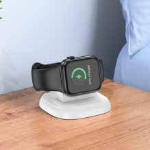 Įkroviklis belaidis Hoco CW44 Wireless Charger For Apple Watch baltas