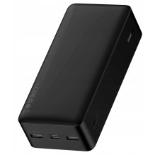 Išorinė baterija Power Bank Baseus Bipow Type-C PD+2xQuick Charge 3.0 15W 30000mAh su ekranu juoda PPBD050201