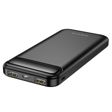 Išorinė baterija Power Bank Borofone BJ14 Type-C microUSB 2*USB (2A) 10000mAh juoda