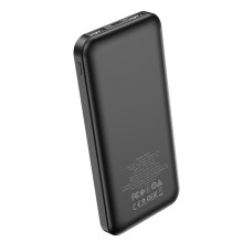 Išorinė baterija Power Bank Borofone BJ14 Type-C microUSB 2*USB (2A) 10000mAh juoda