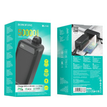 Išorinė baterija Power Bank Borofone BJ14D Course 22.5W+PD20W 50000mAh juoda