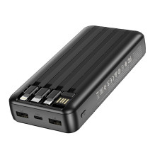 External battery Power Bank Borofone BJ20A 5 Output 3 Input 20000mAh black