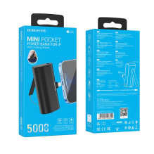 Išorinė baterija Power Bank Borofone BJ35 Lightning 5000mAh juoda