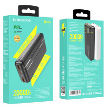 External battery Power Bank Borofone BJ9A Type-C PD+Quick Charge 3.0 (3A) 20000mAh black