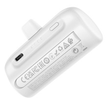 External battery Power Bank Hoco J106 Lightning 5000mAh white