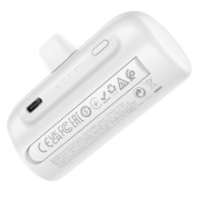 External battery Power Bank Hoco J106 Type-C 5000mAh white