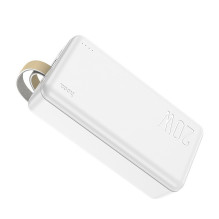 External battery Power Bank Hoco J87B PD20W+QC3.0 30000mAh white