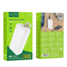 External battery Power Bank Hoco J87B PD20W+QC3.0 30000mAh white