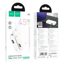 External battery Power Bank Hoco J98 PD45W 15000mAh white