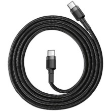 Cable Baseus Cafule PD Type-C to Type-C 3.0A 60W gray-black 1.0m CATKLF-GG1