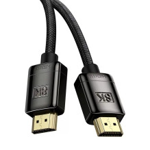 Kabelis Baseus High Definition Series HDMI 2.1 to HDMI 2.1 8K 1.0m juodas WKGQ000001