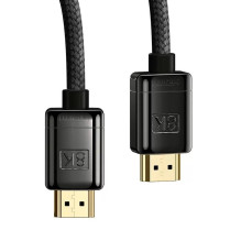 Kabelis Baseus High Definition Series HDMI 2.1 to HDMI 2.1 8K 1.0m juodas WKGQ000001