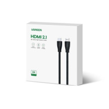 Kabelis Ugreen HD140 HDMI 2.1 to HDMI 2.1 2.0m juodas