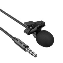 Wired microphone Hoco L14 3.5mm black