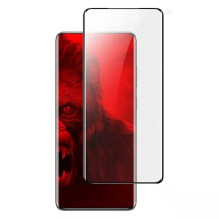 LCD apsauginis stikliukas Adpo 3D Samsung S916 S23 Plus 5G lenktas juodas