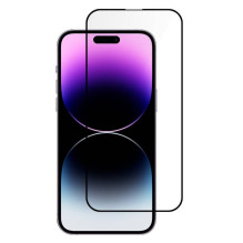 LCD apsauginis stikliukas Adpo 5D Full Glue iPhone X / XS / 11 Pro lenktas juodas