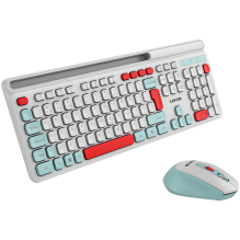 CANYON HSET-W5 EN Keyboard+Mouse AAA+AA Wireless White