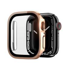 LCD apsauginis stikliukas / dėklas Dux Ducis Hamo Apple Watch 40mm rožinis