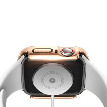 LCD apsauginis stikliukas / dėklas Dux Ducis Hamo Apple Watch 40mm rožinis