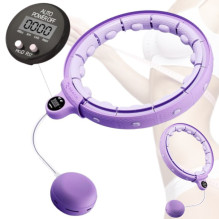 Massage gymnastic hoop Reach Smart Hula Hoop TEZ1 purple