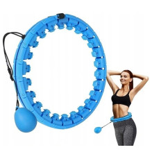 Massaging gymnastic hoop Smart Hula Hoop HHP002 blue