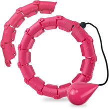 Massaging gymnastic hoop Smart Hula Hoop HHP007 pink