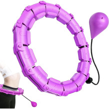 Massaging gymnastic hoop Smart Hula Hoop M1 purple