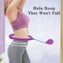 Massaging gymnastic hoop Smart Hula Hoop M1 purple