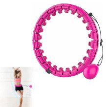 Massaging gymnastic hoop Smart Hula Hoop M2 pink